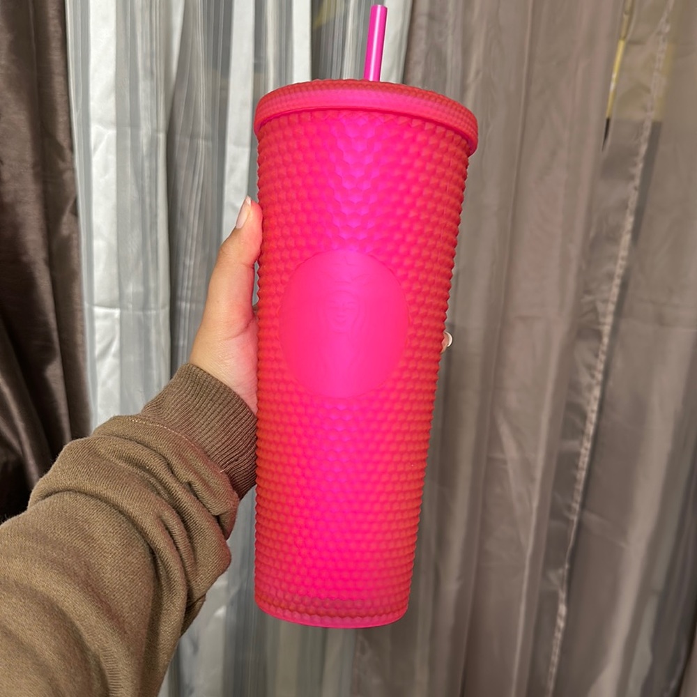 Hot Pink Starbucks Cup